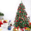 Matte Red Glass Christmas Ball Ornaments 6 Pcs 6