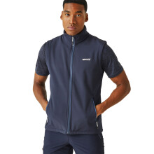 (M, Navy) Regatta Mens Bradwell III Softshell Outdoor Walking Wind Resistant Gilet