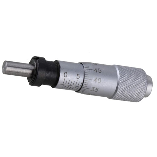 Micrometer  Measure Tool 0-13mm Flat Type Plain Thimble +/-0.01mm Accuracy with Mounting Nut 2