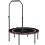 40" Foldable Fitness Trampoline Rebounder with Handle, Pink 2