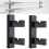 1 Pair Pool Stick Holder Wall Mount Pool Stick Rack Billiard Cue Racks , Baseball Bat Bracket 2
