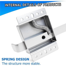 2Pack Heavy Duty Garage Door Locks,Galvanized Steel Garage Door Locking Slide- Inside Deadlock for Most Garage Door