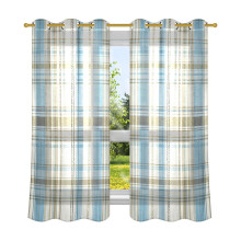 Blackout Curtains Thermal Insulated 2 Panels Light Blue