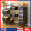 Vegetable Shelf Rack Tier Mobile Kitchen Utility Rotating Storage 6 Cart Trolley 1