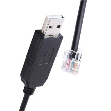 USB RS232/RS485 Seriell Till RJ12 6P6C Firmwareuppgraderingskabel för Nedladdning och Kommunikation 1m A