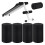 4 Pcs Foam Foot Pad Rollers Buffer Tube Cover for Exercise Machine Home Gym Equipment Replacement Pads 2
