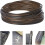 Wicker Repair Kit Plastic 120 Ft Dark Brown with Mixed 4
