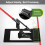 Alignment Sticks Holder, Angle Adjustable  Training Aid, Weighted  Swing Trainer with Metal Sticks 4