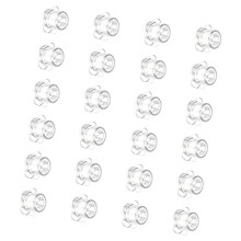 24Pcs Skyddande Lock Silicone Blomformade Matare Munstycke Delar för Kolibri och Standard Fågelmatare