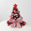 Candy Bows Hat Christmas Tree Topper Peppermint Ribbon 2