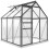190 x 190cm Walk-In Polycarbonate Greenhouse 1