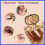 Compact Mirror for Purses Flower Blue 1 Pc 6