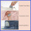 Compact Mirror for Purses Flower Blue 1 Pc 5