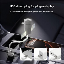 Star Projector Night Light USB Projection Lamp Adjustable Brightness LED Ceiling Projection Lamp 10 Slides