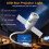 Star Projector Night Light USB Projection Lamp Adjustable Brightness LED Ceiling Projection Lamp 12 Slides 3