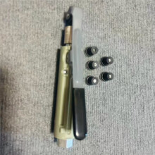 SandBlastingGun with 5pcs Sandblaster Ceramic Rubber Tips Nozzles 2/2.5/3/3.5/4.5mm Sandblaster Replacement Parts B