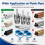 PVC Pipe Threading Tool 1/2 3/4 1 Inch Internal External Threader for PVC PPR PE Plastic Pipes 9