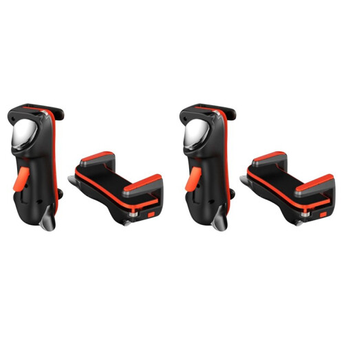 4X Six Finger for  Game Trigger for PUBG Gaming Controller L1 R1 Alloy Key Button for Android(Orange) 1