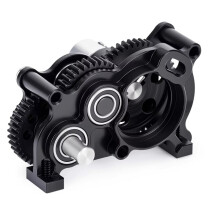 Aluminum OD-4 Transmission Gearbox with Slipper Pad for 1/10 LCG Chassis Cheater Rigs Capra Upgrade Parts