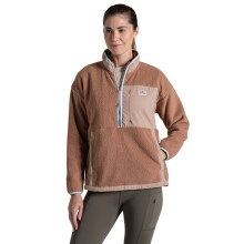 (8, Umber) Craghoppers Womens Grange Relaxed Fit Half Zip Fleece