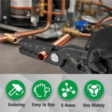 Copper Tube Rounder HVAC Copper Tubing Repair Tool 1/4"to 7/8"Tubing Compatibility &Rust-Resistant