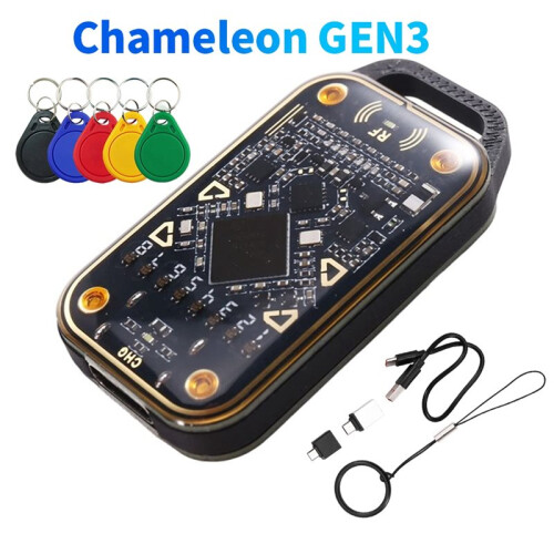 Chameleon V3.0 RFID  Chip Emulator  Card Reader NFC Read Writer ID IC  Card Tag Copyer+5XUID Keychain 1