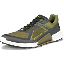 (10.5 - 11 UK (45EU), Peat/Acorn/Lime Punch) ECCO Mens BIOM 2.1 X Mountain Waterproof Hiking Trainers