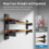 1 Pair Pool Stick Holder Wall Mount Pool Stick Rack Billiard Cue Racks , Baseball Bat Bracket 5