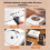 Portable Vintage CD Disc Player  Speaker Multi Format Music Reader Wireless  Speaker 6