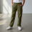 Boys Army Green Uniform Pants Stretch Chino 1 Pair 2
