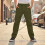 Boys Army Green Uniform Pants Stretch Chino 1 Pair 6