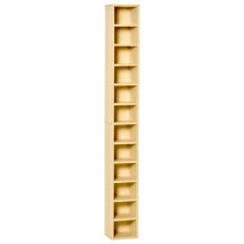 204 CD Tall Narrow Media Storage Tower - Oak Tone