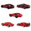 Mattel Hot Wheels Ferrari 5-Car Pack 1:64 Diecast JLN11 3