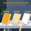 Portable LED Daylight Lamp 10000 Lux with Memory Function 6 Timer Setting 5-Level Brightness 3 Color Temperature Us Plug 3