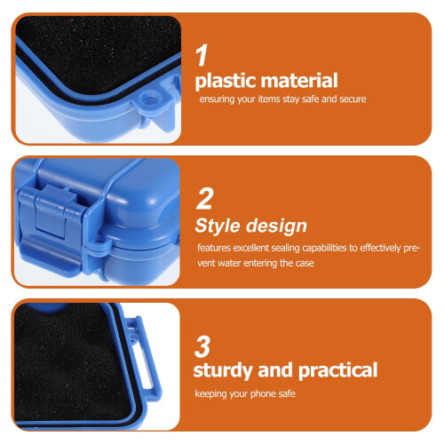 Waterproof Storage Box Compact Dry Case for Outdoor Use 1 2