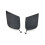 2Pcs Front Bumper Tow Hook Cover Eye Cap Primer Auto Accessories for  CT200h 2014-2017 5