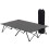 Double Camping Cot Bed, with Bag - Charcoal Grey 1