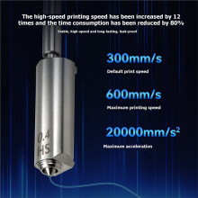 10 Stück 0,4 mm Düsenaufsatz für für Kobra S1 Max Heatbreak Hotend Schnelle Installation Ersatzteile für Kobra S1 Max