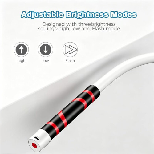 Bendable LED Work Light Rechargeable 3Modes Inspection Light Bendable LED Work Light for Tight and Hard-to-Reach Areas 2