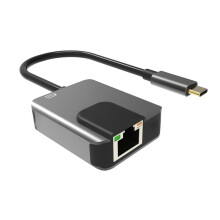 3-in-1 USB Type-C-Adapter met 3,5 mm Audioaansluiting, 1000 Mbps RJ45 Ethernet met PD3.0 Snelladen voor Gamingtelefoons
