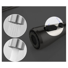 Faucet Stainless Steel Kitchen Sink Faucet, Matte Black Kitchen Faucet Single Handle High Arc Utility Sink Faucet