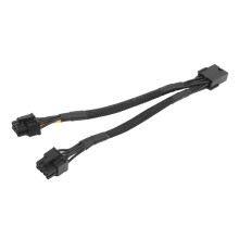 8 Pièce Série GPU PCIe 8 Broches Femelle à Double 2X 8 Broches (6 + 2) Adaptateur D'Alimentation PCI Express Mâle Câble