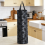 Wall-Mounted Plastic Bag Dispenser Black Large Capacity 1