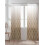 Sheer Curtains Abstract Brown Gradient 52x96 in 2 Panels 2
