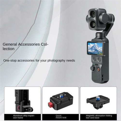 Multi Function Expansion Frame Cage Quick Release Strap Backpack Straps Belt Clip for  Pocket 4 Camera Gimbal Bracket 2