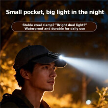 Lampe de Camping, Lampe de Travail Multifonctionnelle, Étanche, Rechargeable par USB, Magnétique, Lampe Porte-Clés Portable