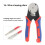 För Deutsch  Crimp Tool 16 Connector Tool 4 Way Indent 8 Impression Type Closed Crimper Pin Crimping Tool B 3