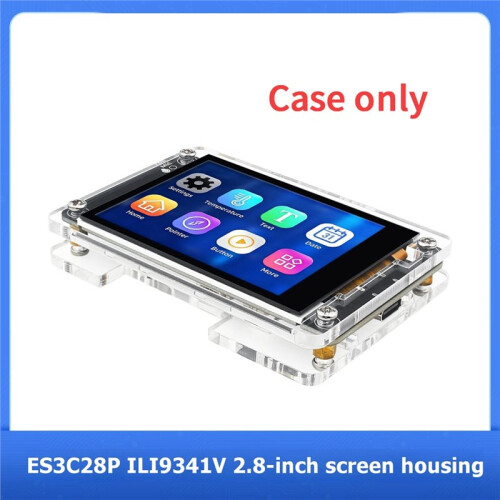 2PCS Acrylic Case for 2.8 Inch Display Screen ESP32 Development Board LCD TFT Module for ES3N28P IL19341V Shell 2