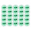 25pcs LED Coaster Light  Coasters LED Bottle Light Bottle Glorifier LED Stickers Coaster Light  for Drinks Green 1