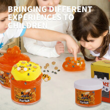 Bee Butter Mud Crystal Slime Set with Bull Head Glue